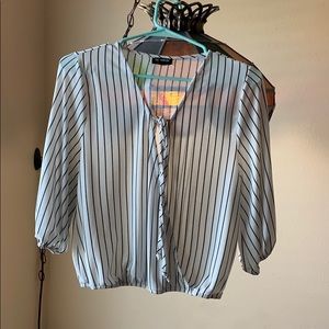 My emblem size large 96% polyester 4% spandex top